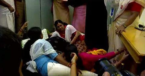 കൗണ്‍സില്‍ ഹാളിലെ ബിജെപി പ്രതിഷേധം