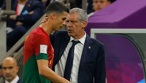 ക്രിസ്റ്റിയാനോ റൊണാള്‍ഡോ, സാന്റോസ്/ഫോട്ടോ: എഎഫ്പി