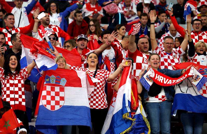 കളി കാണാനെത്തിയ ക്രൊയേഷ്യന്‍ ആരാധകര്‍/ ട്വിറ്റര്‍