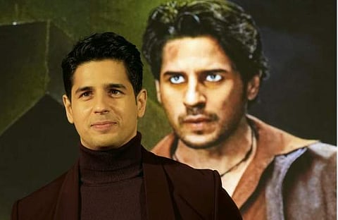 പുതിയ ചിത്രം മിഷന്‍ മജ്‌നുവിന്റെ പ്രമോഷന്‍ ചടങ്ങില്‍ പങ്കെടുക്കാന്‍ എത്തിയ നടന്‍ സിദ്ധാര്‍ത്ഥ് മല്‍ഹോത്ര/ ചിത്രം; പിടിഐ