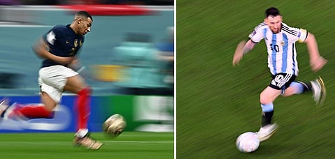 എംബാപ്പെ - മെസിചിത്രം / എഎഫ്പി