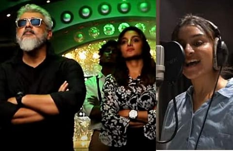 അജിത്തും മഞ്ജു വാര്യരും ​ഗാനരം​ഗത്തിൽ