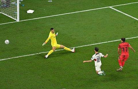 പോര്‍ച്ചുഗലിനെതിരെ കൊറിയയുടെ വിജയഗോള്‍