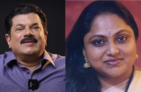 മുകേഷ്/ വിഡിയോ സ്ക്രീൻഷോട്ട്, സരിത/ ഫയൽ ചിത്രം