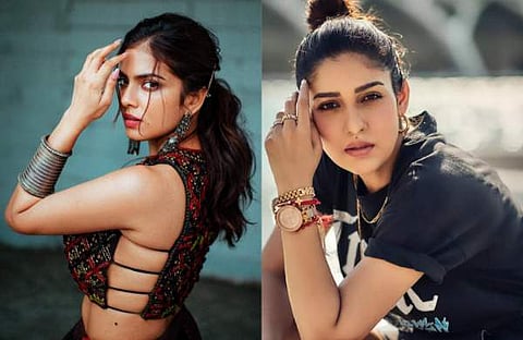 മാളവിക മോഹനൻ, നയൻതാര/ ചിത്രം; ഫെയ്സ്ബുക്ക്