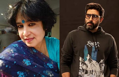 തസ്ലിമ നസ്രിൻ/ ട്വിറ്റർ, അഭിഷേക് ബച്ചൻ/ ഫെയ്സ്ബുക്ക്