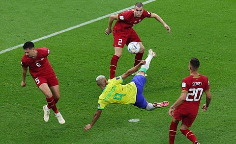 സെര്‍ബിയക്കെതിരെ റിച്ചാര്‍ലിസന്റെ ഗോള്‍/ഫോട്ടോ: എഎഫ്പി