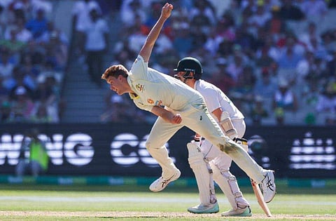 കാമറൂൺ ​ഗ്രീനിന്റെ ബൗളിങ്/ പിടിഐ