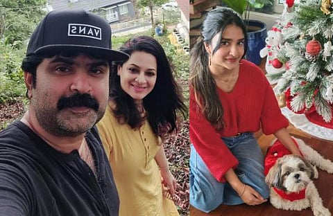 അനൂപ് മേനോനും ഷേമ അലക്സാണ്ടറും, മകൾ ആമി/ ചിത്രം; ഫെയ്സ്ബുക്ക്