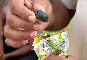 കഞ്ചാവ് മിഠായി പിടികൂടിയപ്പോള്‍