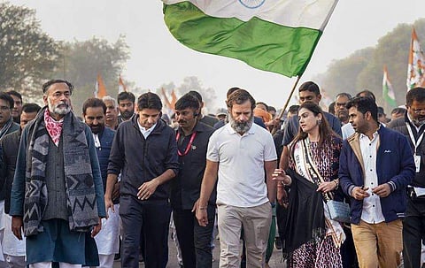 രാഹുല്‍ ഗാന്ധി ഭാരത് ജോഡോ യാത്രയില്‍/ പിടിഐ