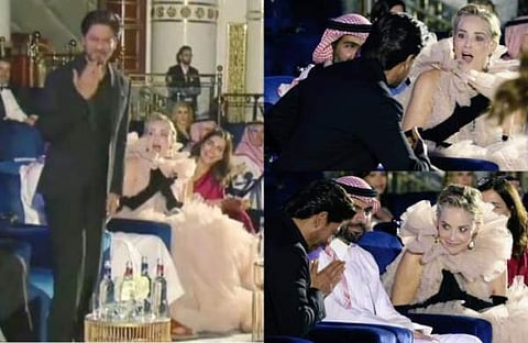 ഷാരുഖ് ഖാനെ കണ്ട് അമ്പരക്കുന്ന ഷോരോൺ സ്റ്റോൺ/ വിഡിയോ സ്ക്രീൻഷോട്ട്