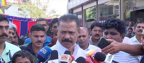 എംവി ഗോവിന്ദന്‍ മാധ്യമങ്ങളോടു സംസാരിക്കുന്നു/ടിവി ദൃശ്യം