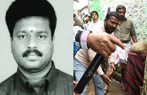 അന്തരിച്ച സുരേഷ്, ഷൂട്ടിങ് ലൊക്കേഷനിൽ വെട്രിമാരനും വിജയ് സേതുപതിയും/ ഫെയ്സ്ബുക്ക്