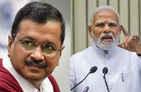 അരവിന്ദ് കെജ്രിവാൾ, നരേന്ദ്ര മോദി