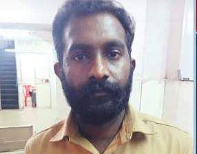 അറസ്റ്റിലായ രതീഷ്/ ടെലിവിഷന്‍ ചിത്രം