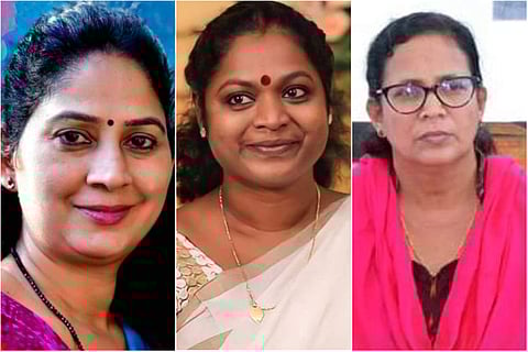 യു പ്രതിഭ, സി കെ ആശ, കെ കെ രമ/ ഫയല്‍