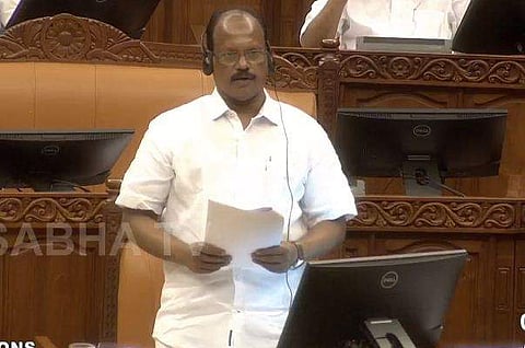 മന്ത്രി അഹമ്മദ് ദേവര്‍കോവില്‍ നിയമസഭയില്‍/ സഭ ടിവി