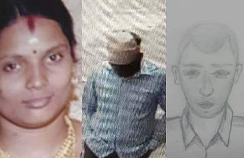 കൊല്ലപ്പെട്ട വിനീത, സിസിടിവി ദൃശ്യം, പൊലീസ് പുറത്തുവിട്ട രേഖാചിത്രം