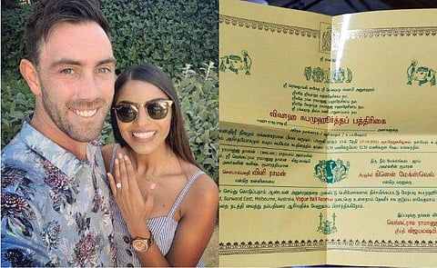 ഗ്ലെൻ മാക്‌സ്‌വെലും വിനി രാമനും/ ചിത്രം: ഇൻസ്റ്റ​ഗ്രാം