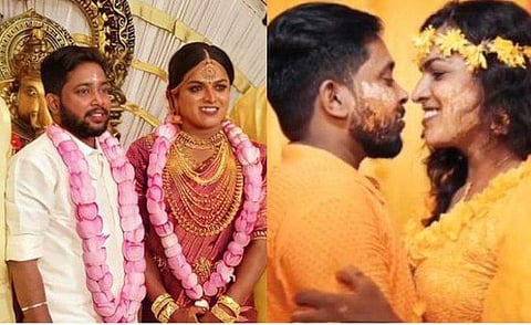 ശ്യാമ എസ് പ്രഭയും മനു കാർത്തികയും/ ചിത്രം: ഫേസ്ബുക്ക്