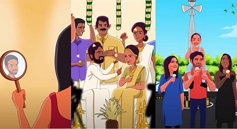 ഭാവനയുടേയും നവീന്റേയും പ്രണയം, ഒപ്പം കൂട്ടുകാരികളുടേയും; ശിൽപ ബാലയുടെ പൈങ്കിളി പാട്ട് ശ്രദ്ധ നേടുന്നു