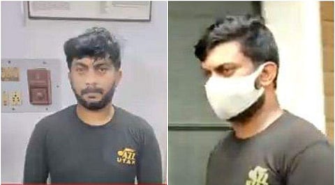 അറസ്റ്റിലായ പ്രതി/ ടെലിവിഷൻ ദൃശ്യം