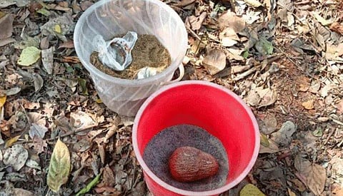 കണ്ണൂരില്‍ കണ്ടെത്തിയ ബോംബുകള്‍