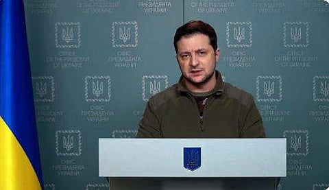 വൊളോഡിമർ സെലൻസ്കി / വീഡിയോ ദൃശ്യം