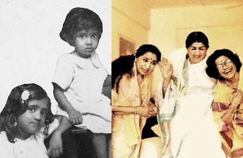 ലതാ മങ്കേഷ്‌കറും ആശാ ഭോസ്ലെയും/ ചിത്രം: ഇൻസ്റ്റ​ഗ്രാം