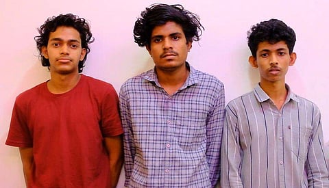 അറസ്റ്റിലായ വിദ്യാർത്ഥികൾ