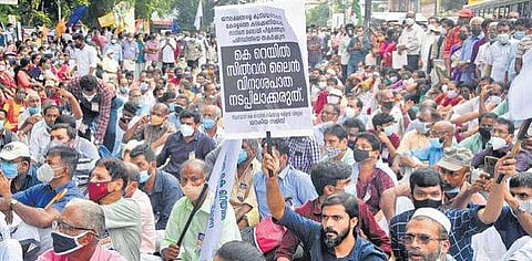 സില്‍വര്‍ ലൈനിന് എതിരെ നടന്ന പ്രതിഷേധം/ഫയല്‍