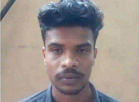 അറസ്റ്റിലായ സനൂപ്/ ടെലിവിഷൻ ദൃശ്യം