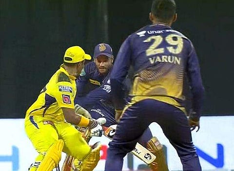 റോബിന്‍ ഉത്തപ്പയെ സ്റ്റംപ് ചെയ്യുന്ന ഷെല്‍ഡന്‍ ജാക്‌സന്‍/ഫോട്ടോ: ട്വിറ്റർ