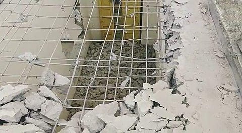 ചെമ്പൂച്ചിറ സ്‌കൂള്‍ കെട്ടിടം പൊളിച്ചുമാറ്റുന്നു/വിഡിയോ ദൃശ്യം