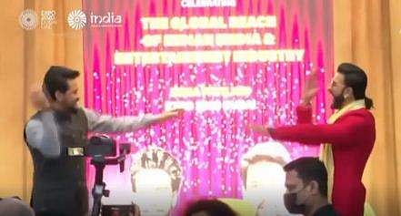 നടനൊപ്പം കേന്ദ്രമന്ത്രിയുടെ നൃത്തം/ വീഡിയോയില്‍ നിന്ന്‌