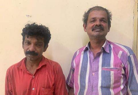 പിടിയിലായ ഗേറ്റ് മോഷ്ടാക്കള്‍