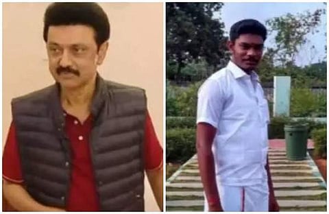 എംകെ സ്റ്റാലിന്‍, അറസ്റ്റിലായ യുവമോര്‍ച്ച പ്രവര്‍ത്തകന്‍