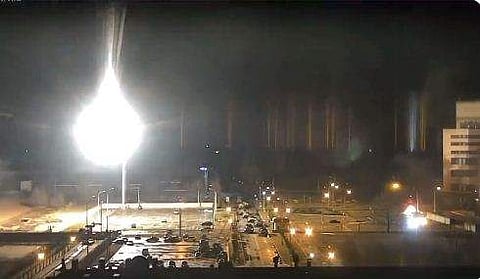 സപോര്‍ഷ്യ ആണവനിലയത്തിന് നേർക്കുണ്ടായ ആക്രമണം/ വിഡിയോ ദൃശ്യം