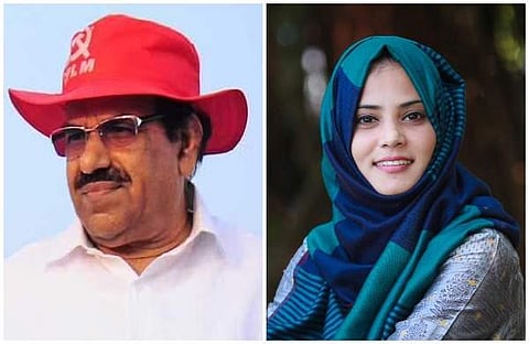 കോടിയേരി ബാലകൃഷ്ണന്‍,ഫാത്തിമ തഹ്‌ലിയ