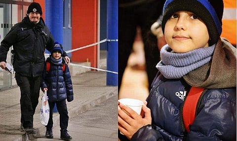 സ്ലൊവാക്യയിലെത്തിയ കുട്ടി/ചിത്രം; ഫേയ്സ്ബുക്ക്