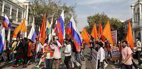 ഹിന്ദുസേന നടത്തിയ മാര്‍ച്ചില്‍ നിന്ന്‌