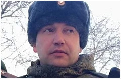 യുക്രൈന്‍ പ്രതിരോധ മന്ത്രാലയം പുറത്തുവിട്ട വിറ്റാലി ഗെരാസിമോവിന്റെ ചിത്രം