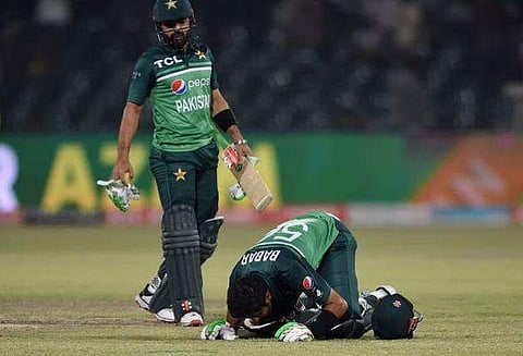 ഓസ്‌ട്രേലിയക്കെതിരെ സെഞ്ചുറി നേടിയ ബാബര്‍ അസം/ഫോട്ടോ: എഎഫ്പി