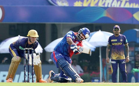 കൊല്‍ക്കത്തക്കെതിരെ ഋഷഭ് പന്തിന്റെ ബാറ്റിങ്/ഫോട്ടോ: പിടിഐ