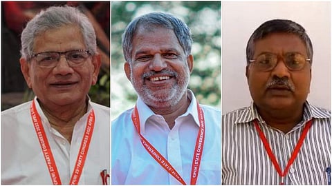 യെച്ചൂരി, വിജയരാഘവന്‍, രാമചന്ദ്ര ഡോം / ഫയല്‍