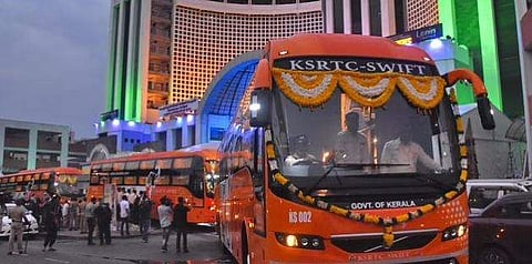 കെഎസ്ആര്‍ടിസി സ്വിഫ്റ്റ് ബസ് ഉദ്ഘാടനം/എക്‌സ്പ്രസ് ഫോട്ടോ