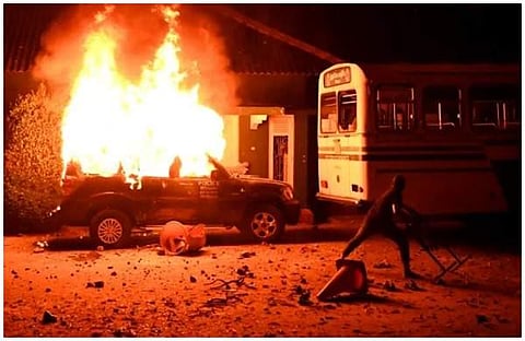 ശ്രീലങ്കയില്‍ കഴിഞ്ഞദിവസം നടന്ന പ്രതിഷേധം/എഎഫ്പി