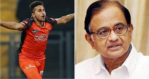 ഉമ്രാന്‍ മാലിക്, പി ചിദംബരം/ഫോട്ടോ: പിടിഐ