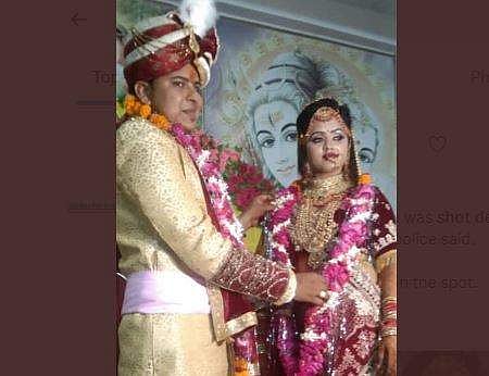 വെടിയേറ്റ് മരിച്ച വധു കാജല്‍: image credit/ ians